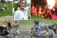 grubbyfacekid grubby face activities happy girl with muddy face people playing games in muddy places