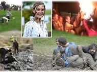 grubbyfacekid grubby face activities happy girl with muddy face people playing games in muddy places